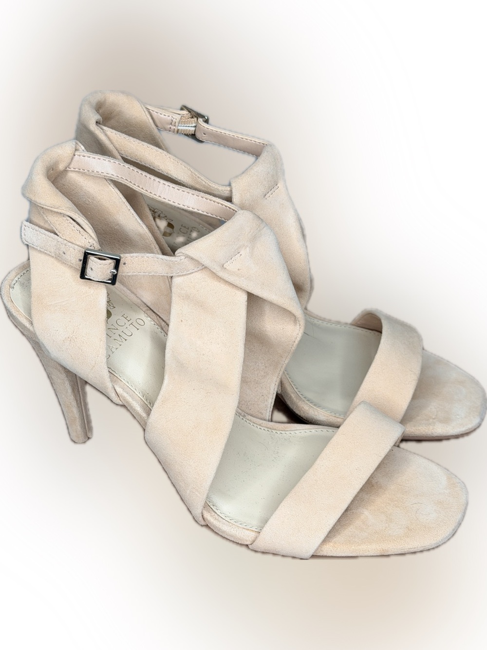 Vince Camuto Kalintie Suede Heeled Sandals nwot